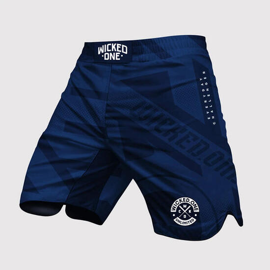 Short MMA Eager Outsiderz Blue Navy - Wicked One