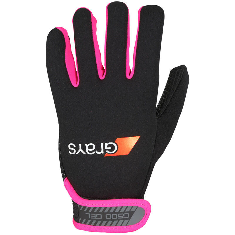 GRAYS Guantes de Gel G500 Negro/Rosa, Talla 2XS