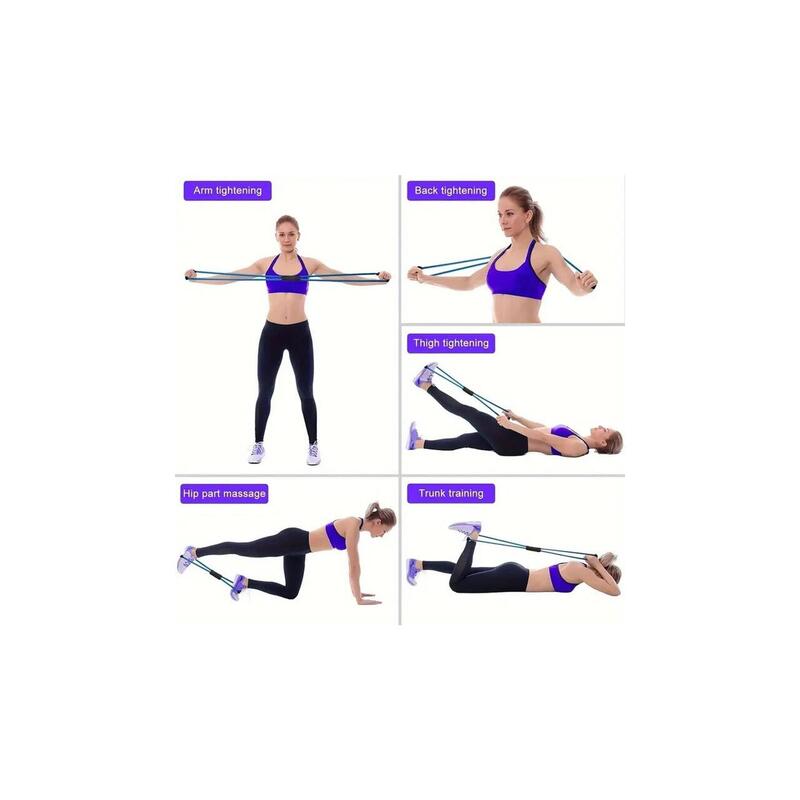 Extensor elastic 2 manere, fitness, exercitii fizice usoare