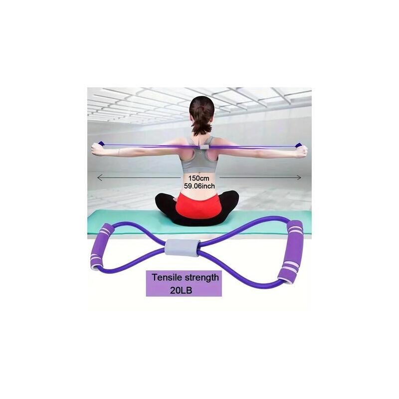 Extensor elastic 2 manere, fitness, exercitii fizice usoare