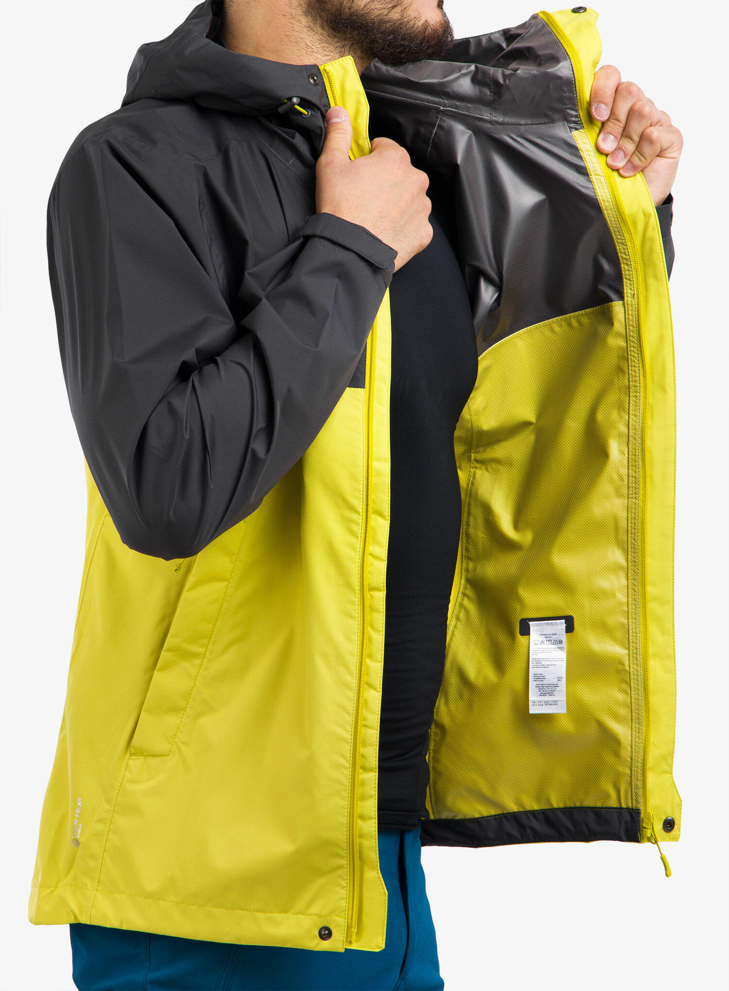 Jaqueta de chuva masculina Rab Downpour Eco 7/7