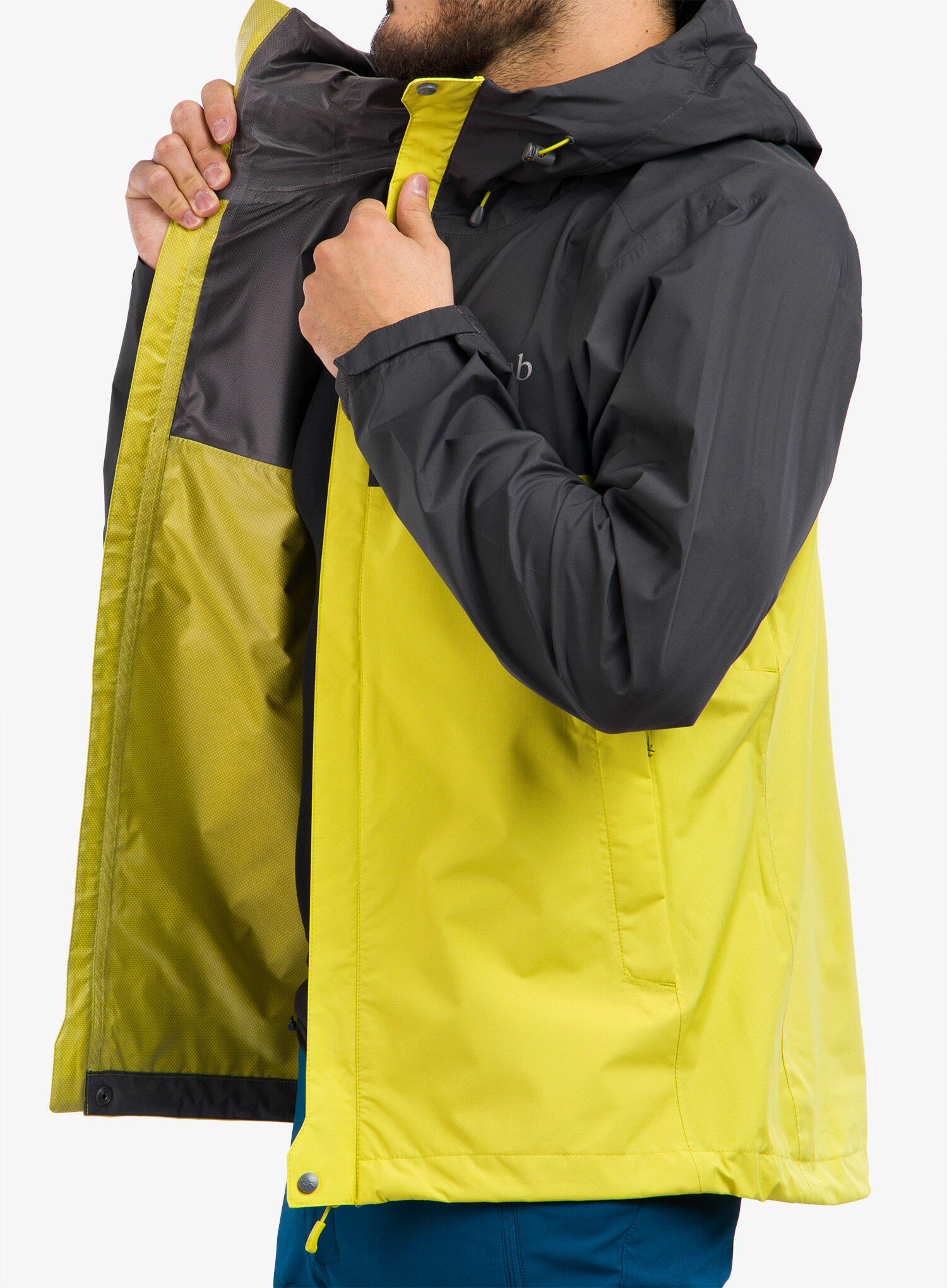 Jaqueta de chuva masculina Rab Downpour Eco 5/7
