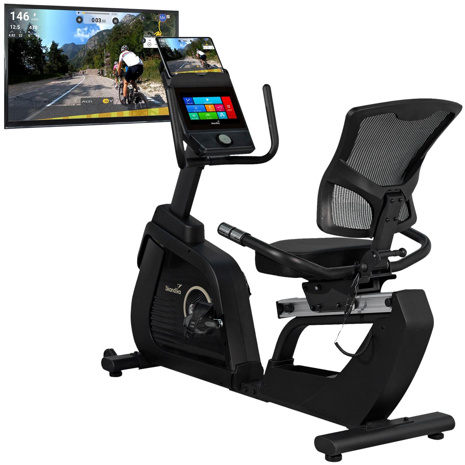 SKANDIKA Ležatý ergometr P14 Comfort s dotykovým displejem a Bluetooth