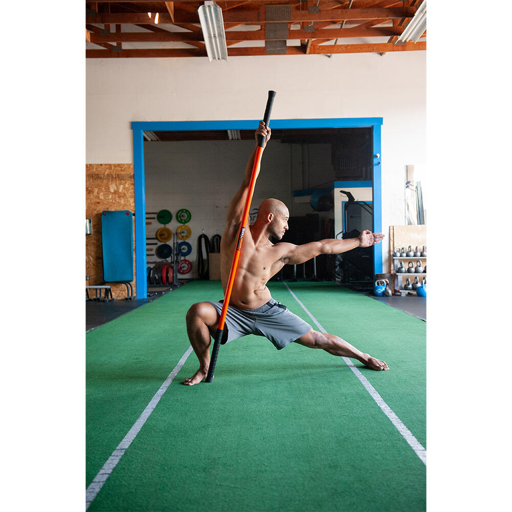 Trainings-Stick 180 cm Functional Training Unisex Orange-Schwarz STICK ...
