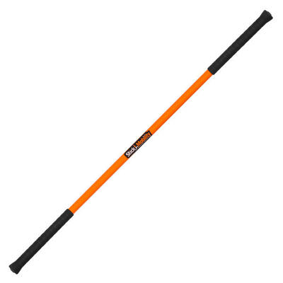 Trainings-Stick 150 cm Orange-Schwarz Functional Training Unisex Orange-Schwarz