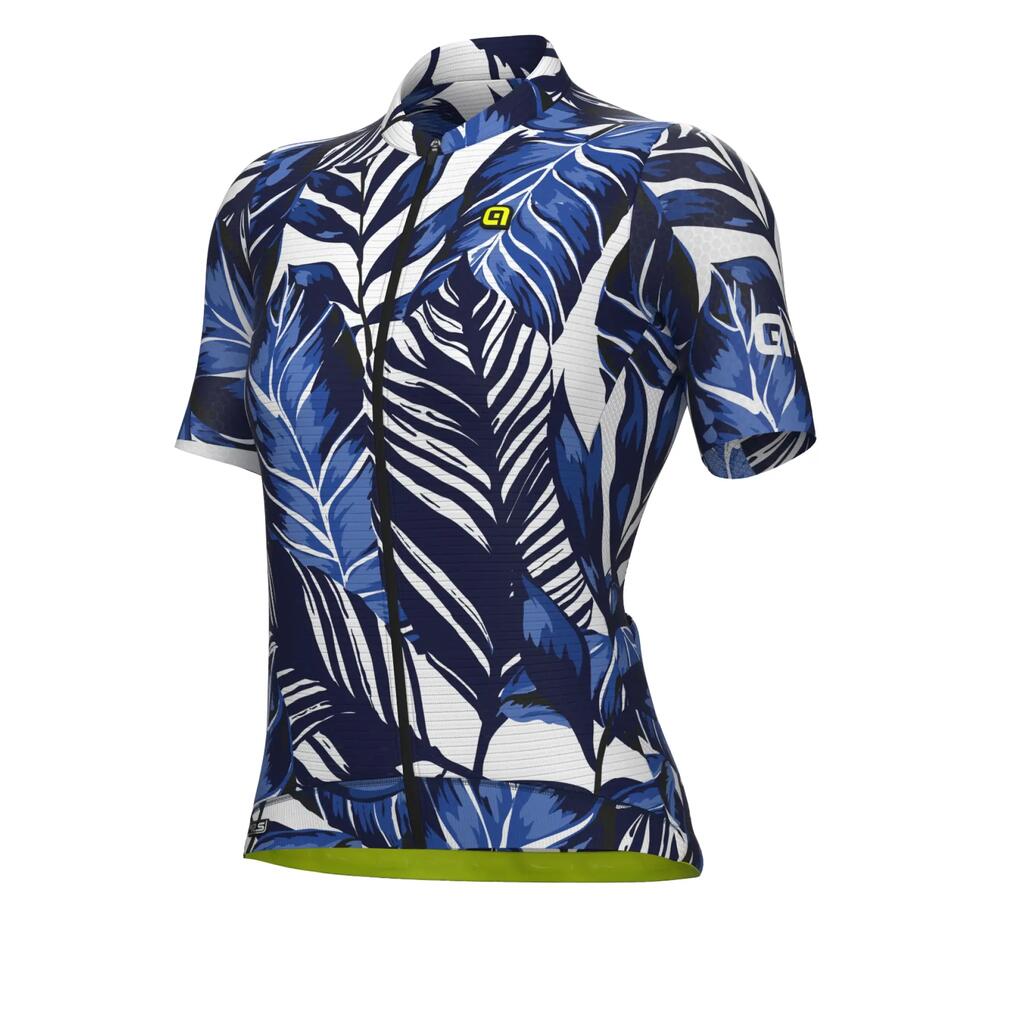 Ale Clothing Leaf PR.S Women's Short-Sleeved Jersey, Blue