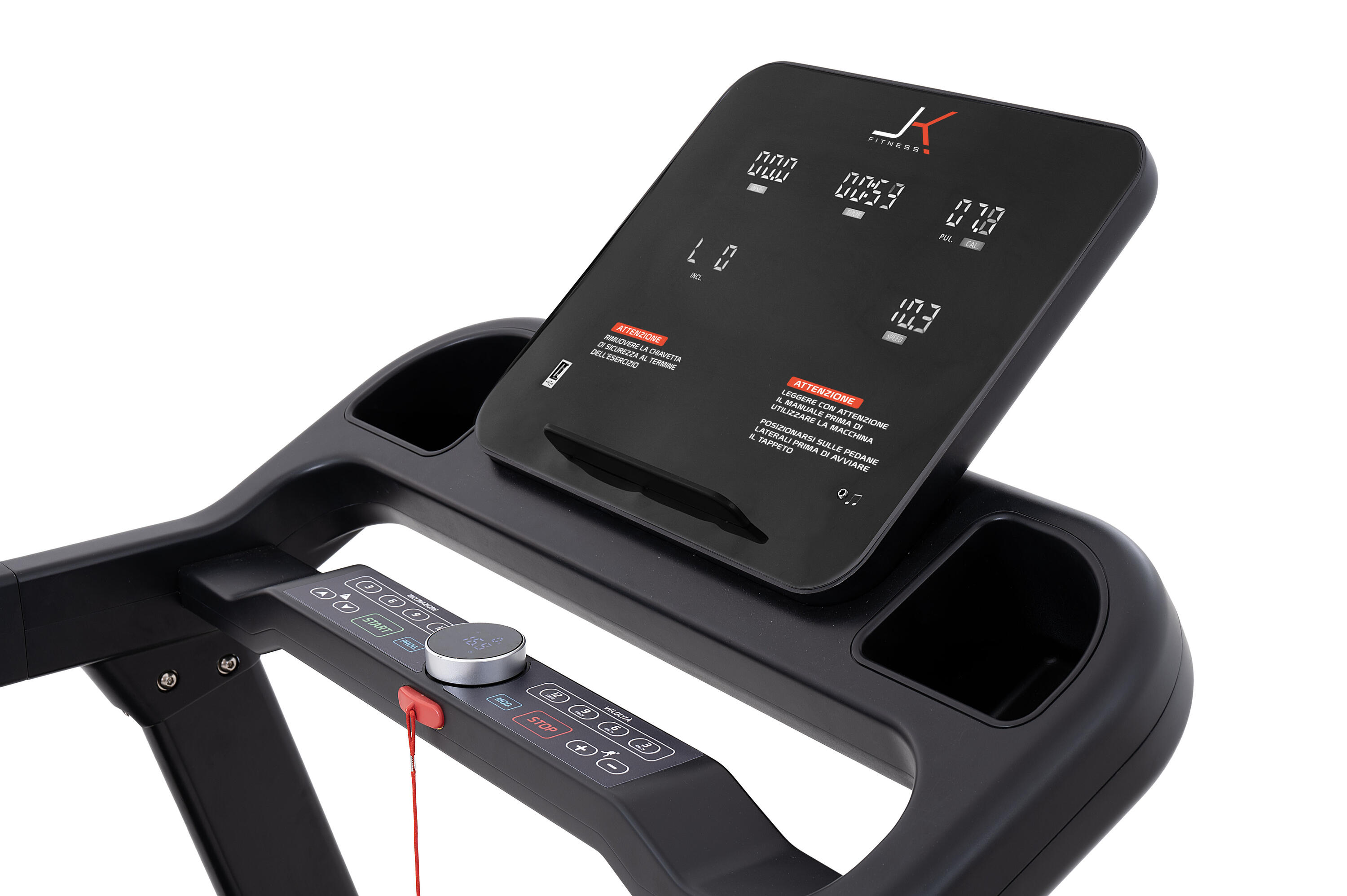 Tapis roulant JK Fitness JK 154 Compatibile APP Zwift e Kinomap 4/7