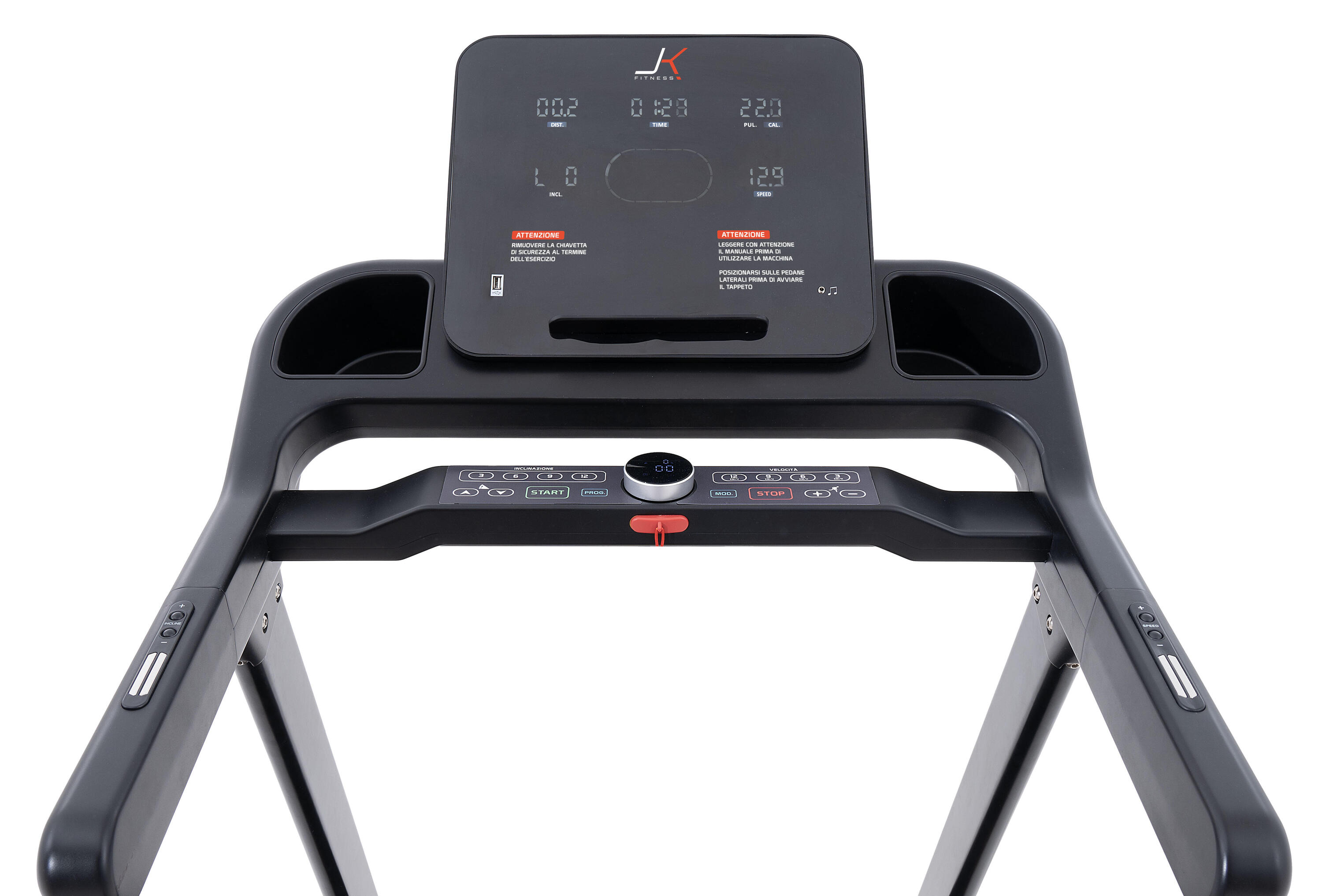 Tapis roulant JK Fitness JK 154 Compatibile APP Zwift e Kinomap 3/7
