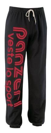 Pantalon Jogging Panzeri Uni H - Noir / Rouge XS