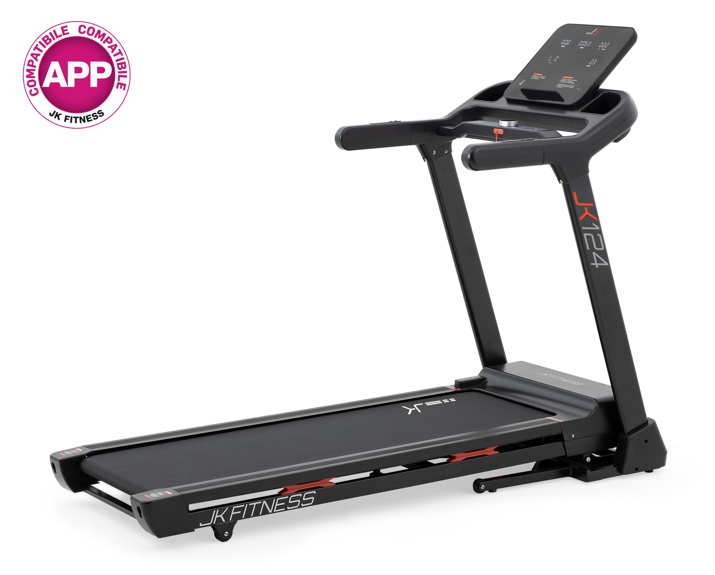 Tapis roulant JK Fitness JK 124 Compatibile APP Zwift e Kinomap 2/7