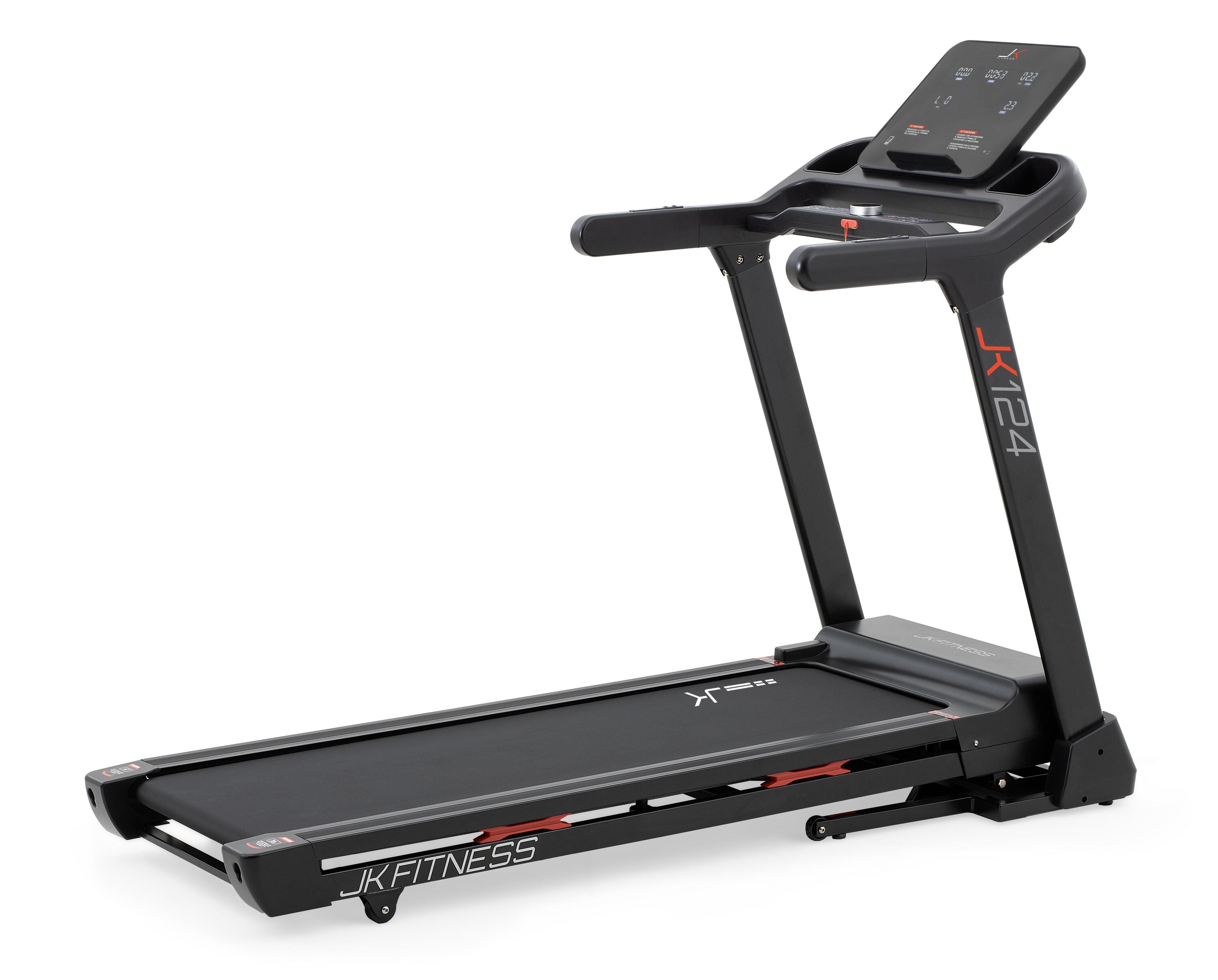 JKFITNESS Tapis roulant JK Fitness JK 124 Compatibile APP Zwift e Kinomap