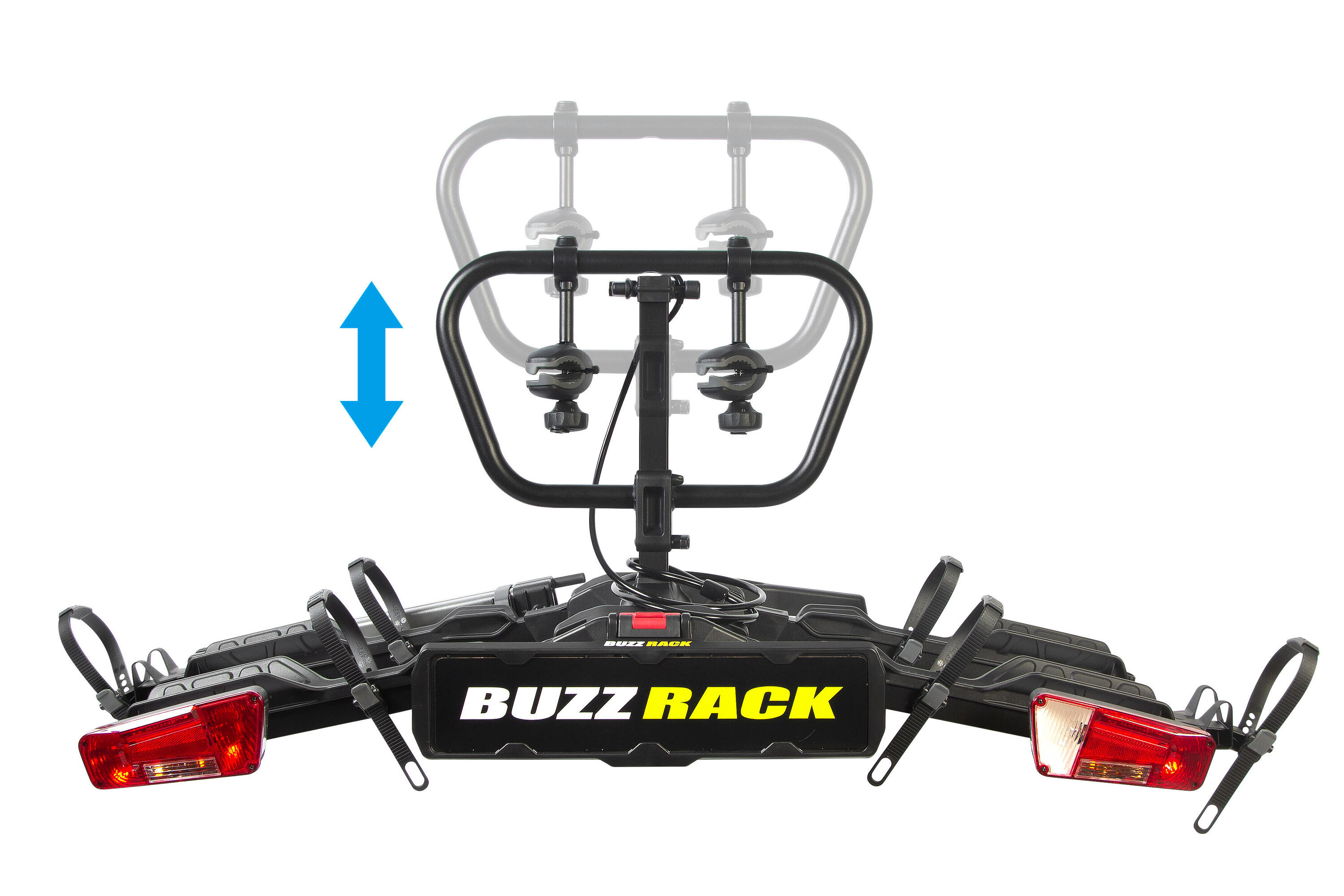 E-Scorpion pro2 opvouwbare fietsendrager voor 2 elektrische fietsen 2/7