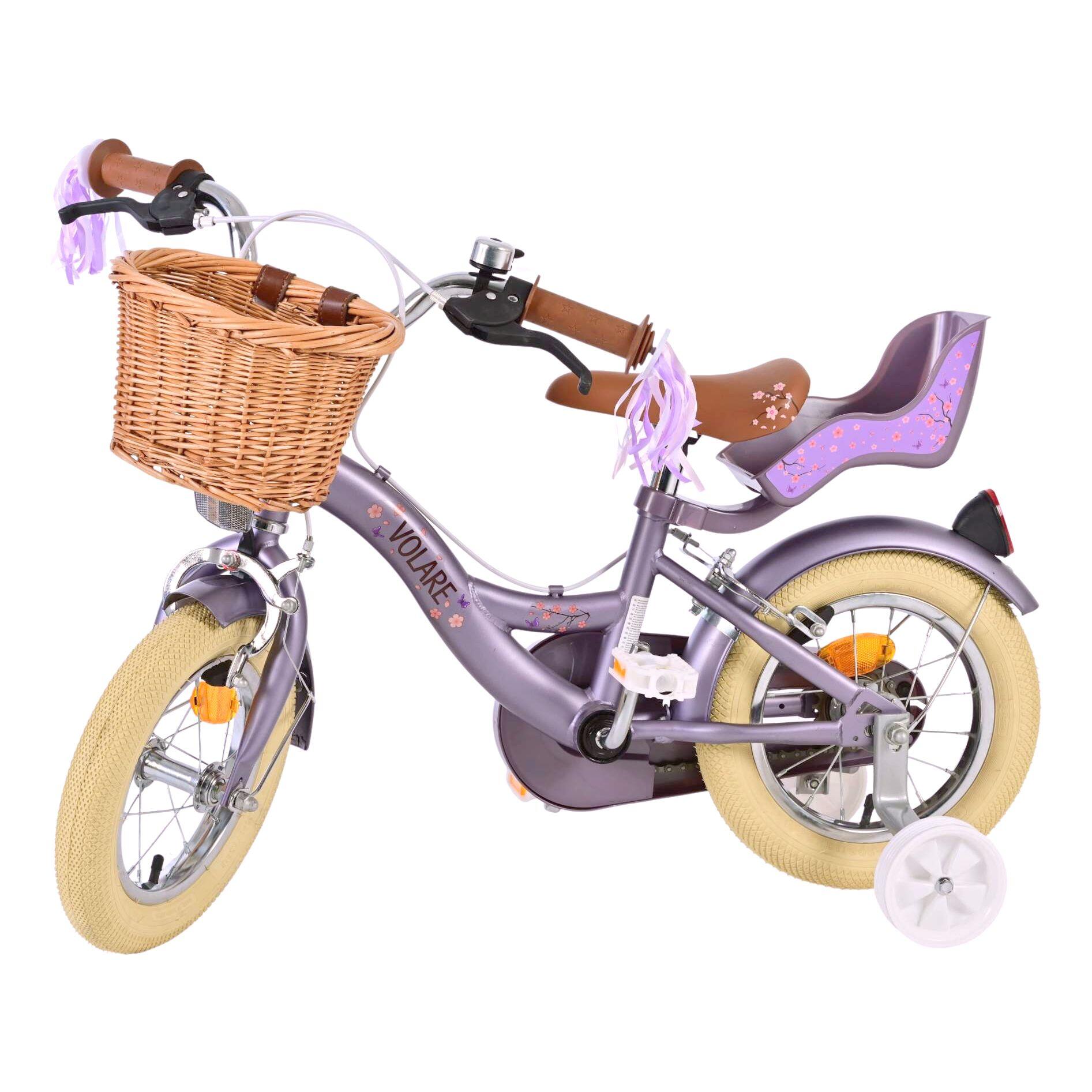 Bicicleta Criança 12 polegadas Volare Blossom 3 Anos Roxo 3/5