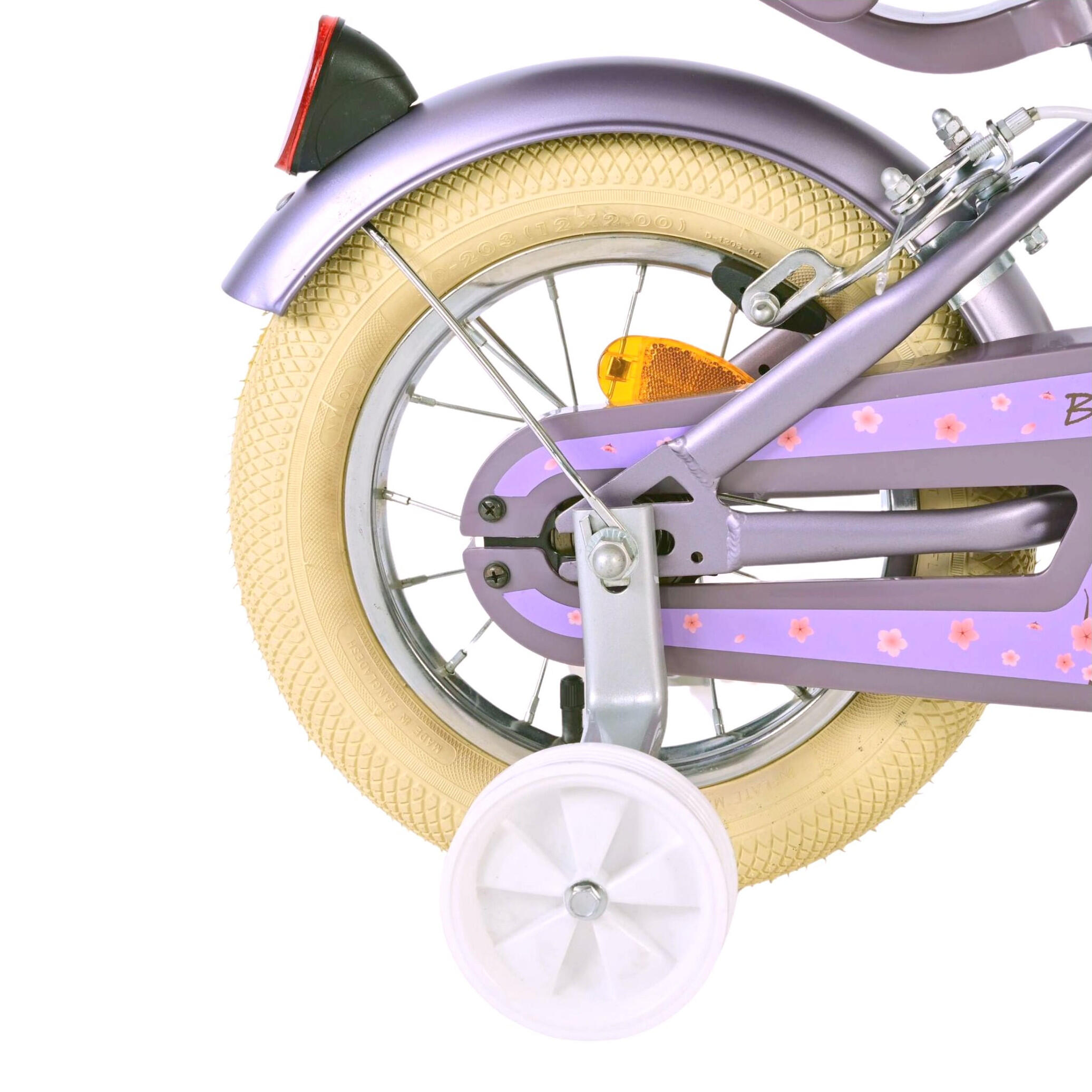 Bicicleta Criança 12 polegadas Volare Blossom 3 Anos Roxo 4/5