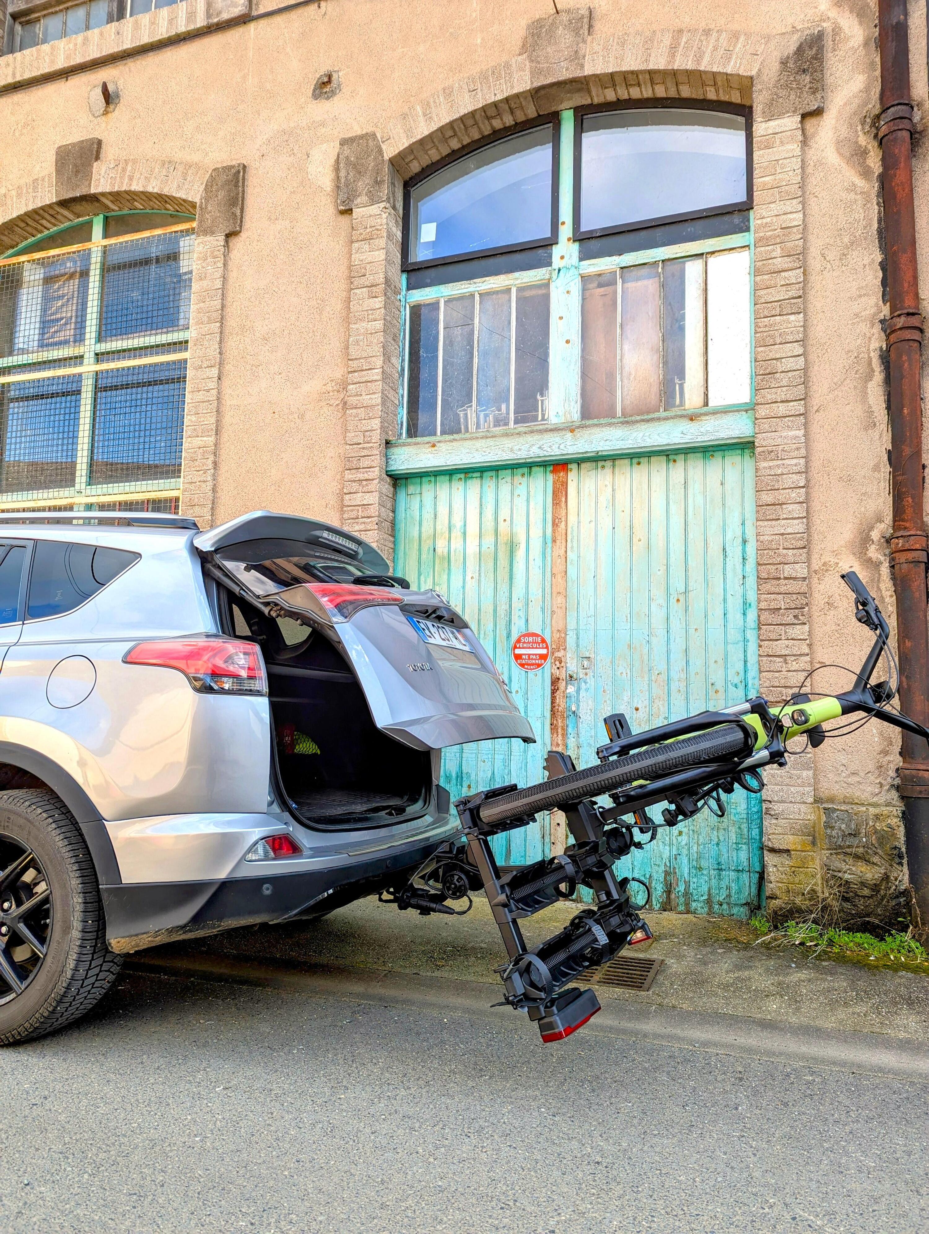 E-Scorpion pro3 faltbarer Fahrradträger für 3 Elektrofahrräder 7/7