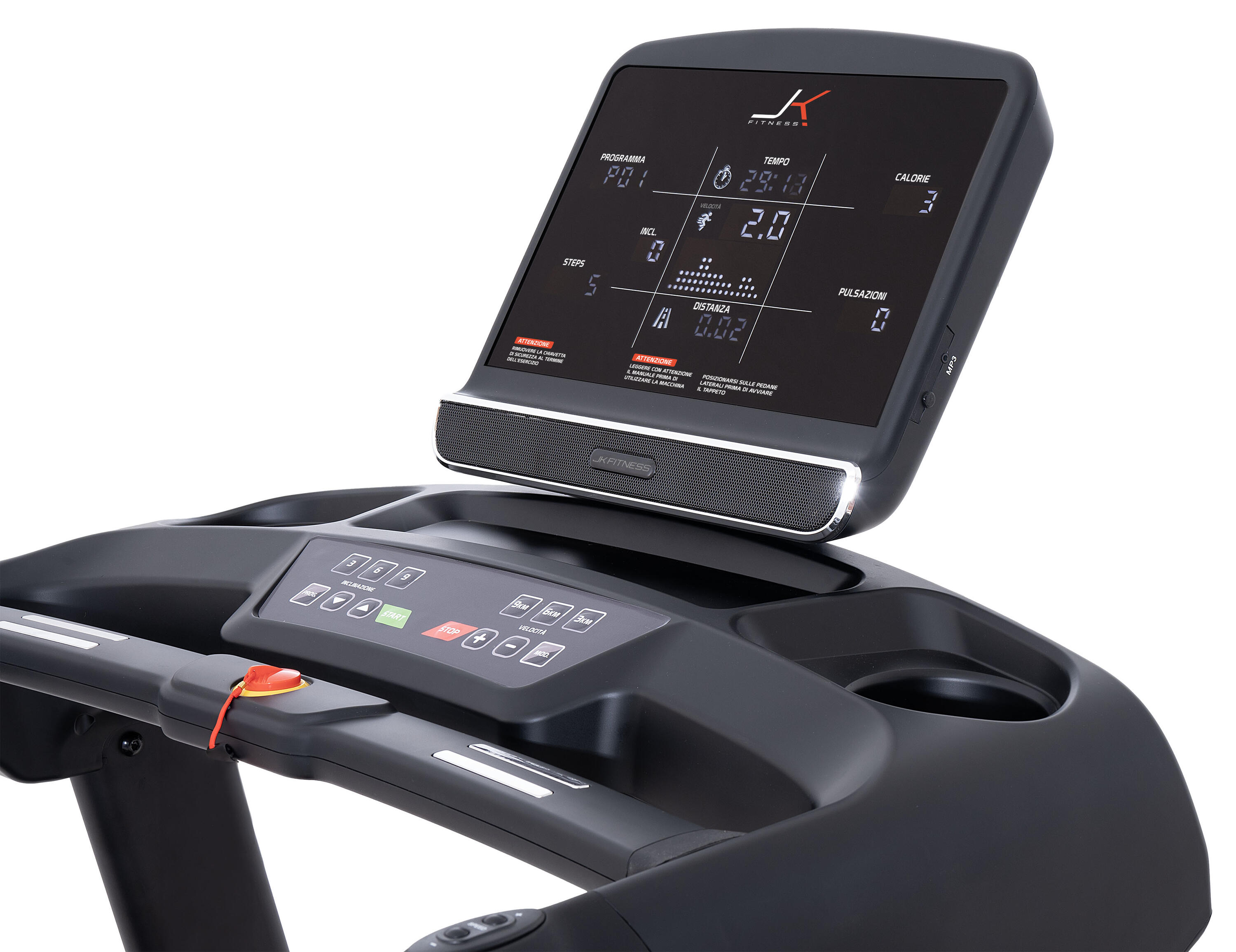 Tapis roulant JK Fitness JK 164 Compatibile APP Zwift e Kinomap 3/7