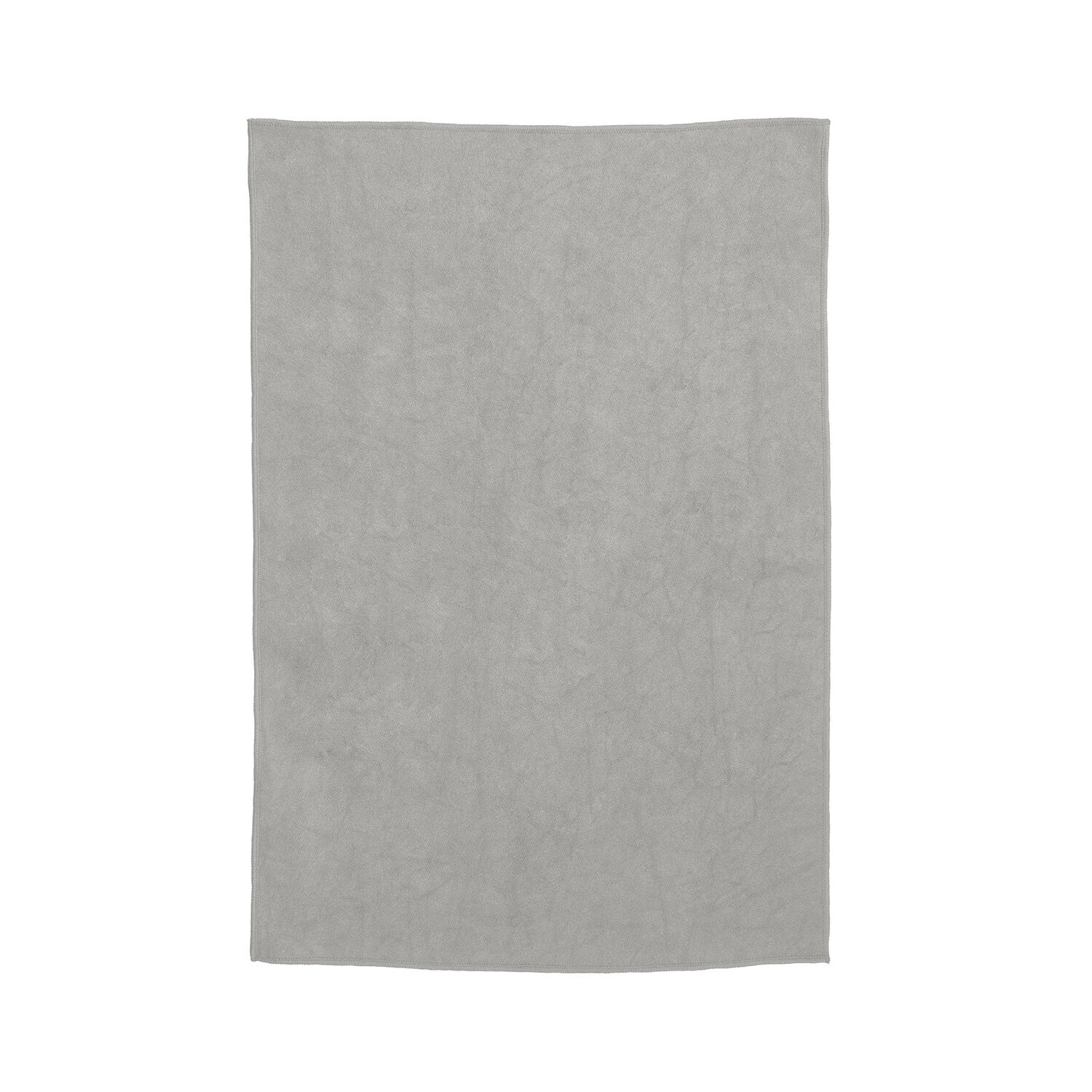 Premium Yogahandtuch - Mikrofaser - 76 x 51 cm - Naturgrau 3/6