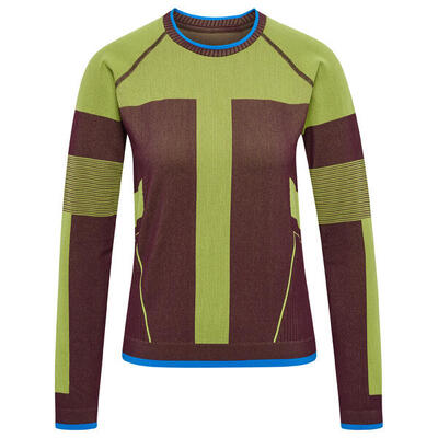 Naadloze lange mouwen t-shirt voor dames hummel