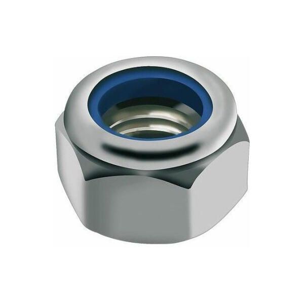 BLACK BEARING dadi in acciaio inox Black Bearing M6 Nylstop (x25)