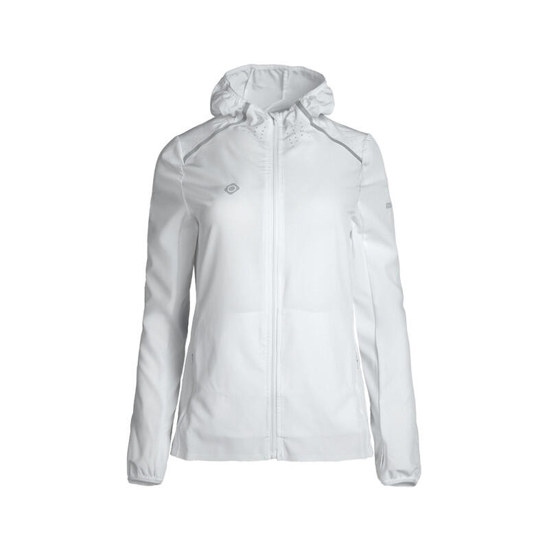 Izas - Arasal Women's Jacket Performance Et Confort, Les Coureurs Et Les Randonneurs - Veste De Concours - Blanc - Petit - Decathlon