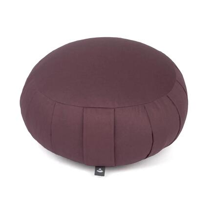 Coussin de méditation ZAFU ECO bleu foncé, rembourrage à l'épeautre, sans housse