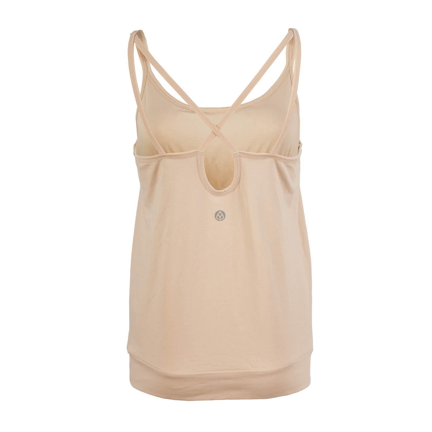 Yamadhi Yoga Top mit Spaghetti-Trägern, caramel beige M 3/6