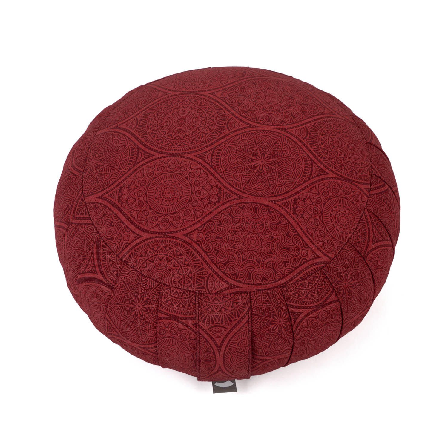 Maharaja Collection: Meditationskissen ZAFU, 38 x 20 cm Mayuri, dunkelrot 2/6