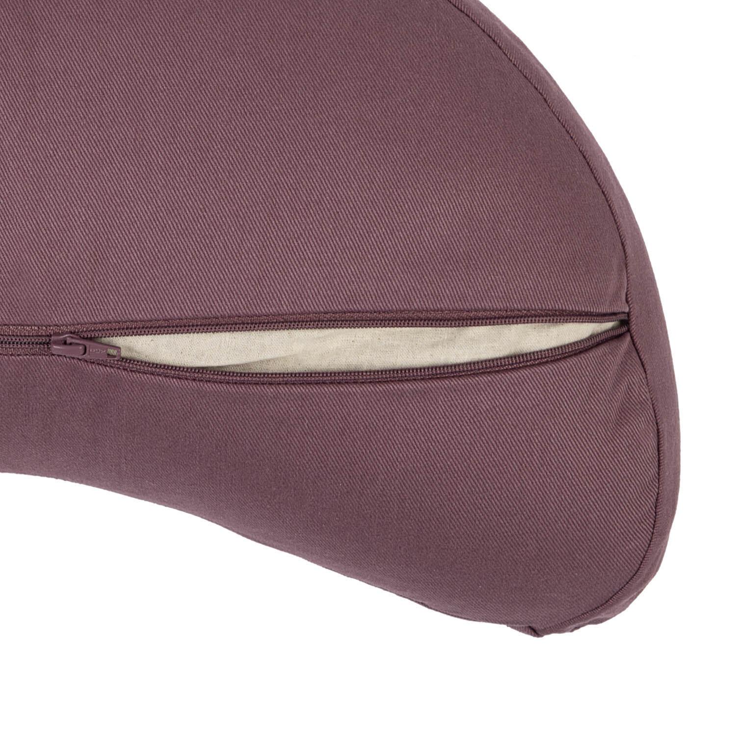 Meditationskissen YOGI MOND ECO Buchweizenfüllung dusty purple 3/6