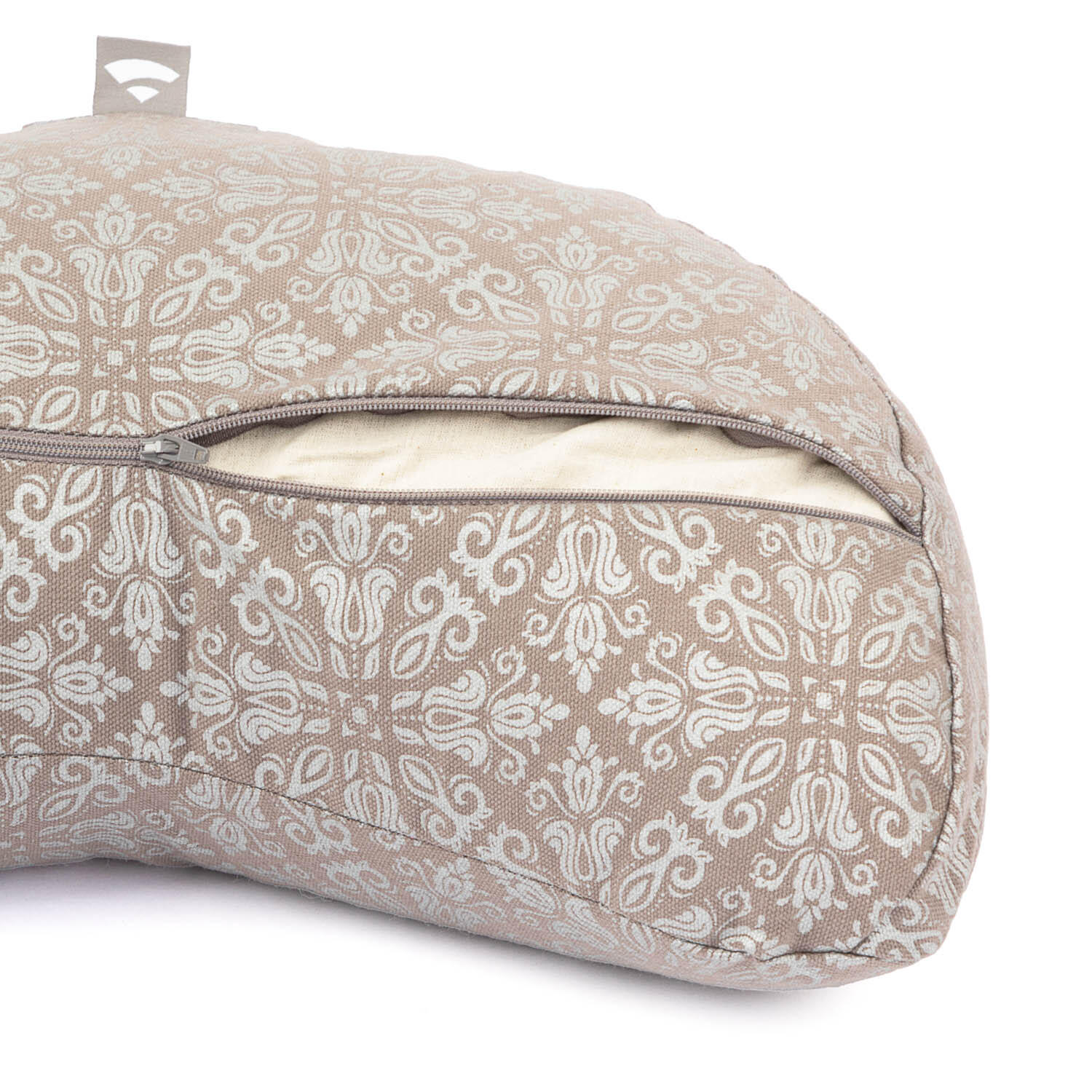 Maharaja Collection: Design Meditationskissen YOGI MOND Raja, taupe/silber 3/6