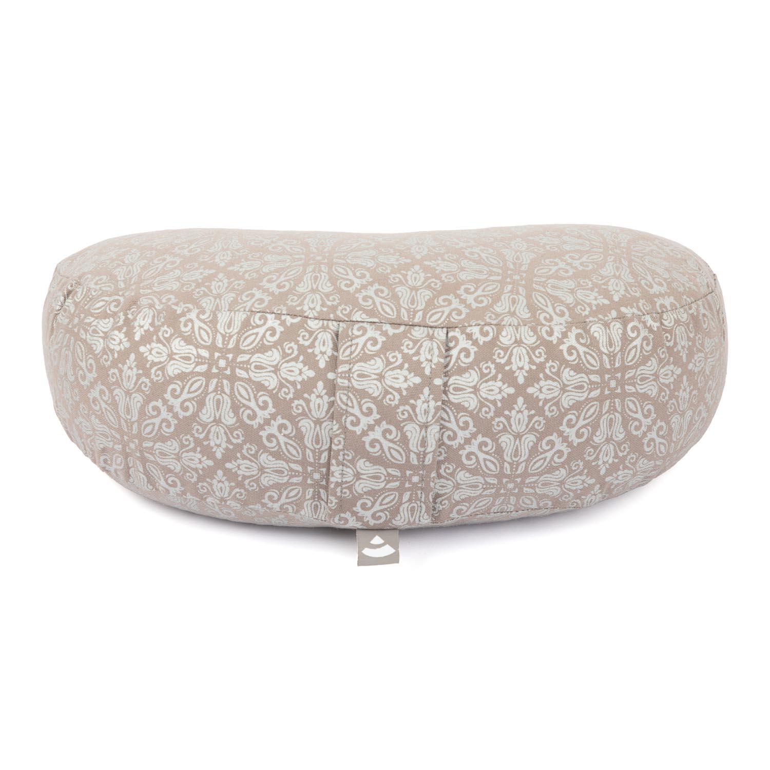 Maharaja Collection: Design Meditationskissen YOGI MOND Raja, taupe/silber 2/6
