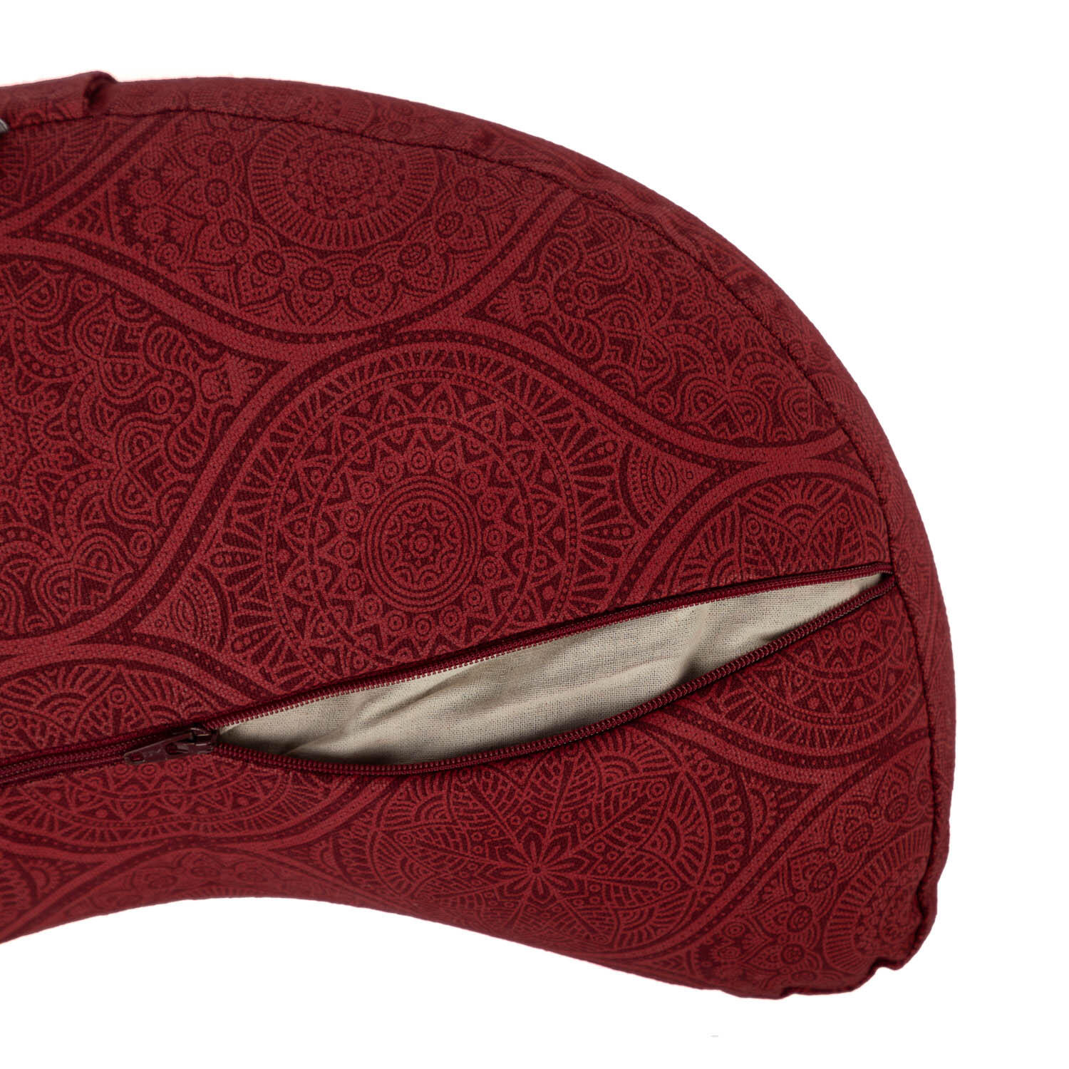 Maharaja Collection: Design Meditationskissen YOGI MOND Mayuri, dunkelrot 3/6
