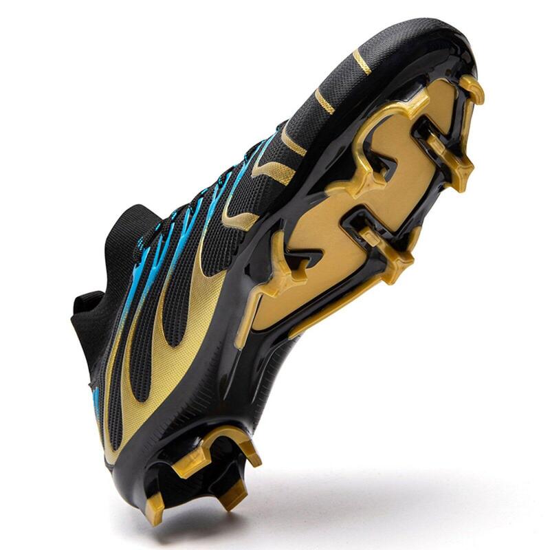 Ghete de fotbal MBrands, 7.9 cu glezna , crampoane , negru 43