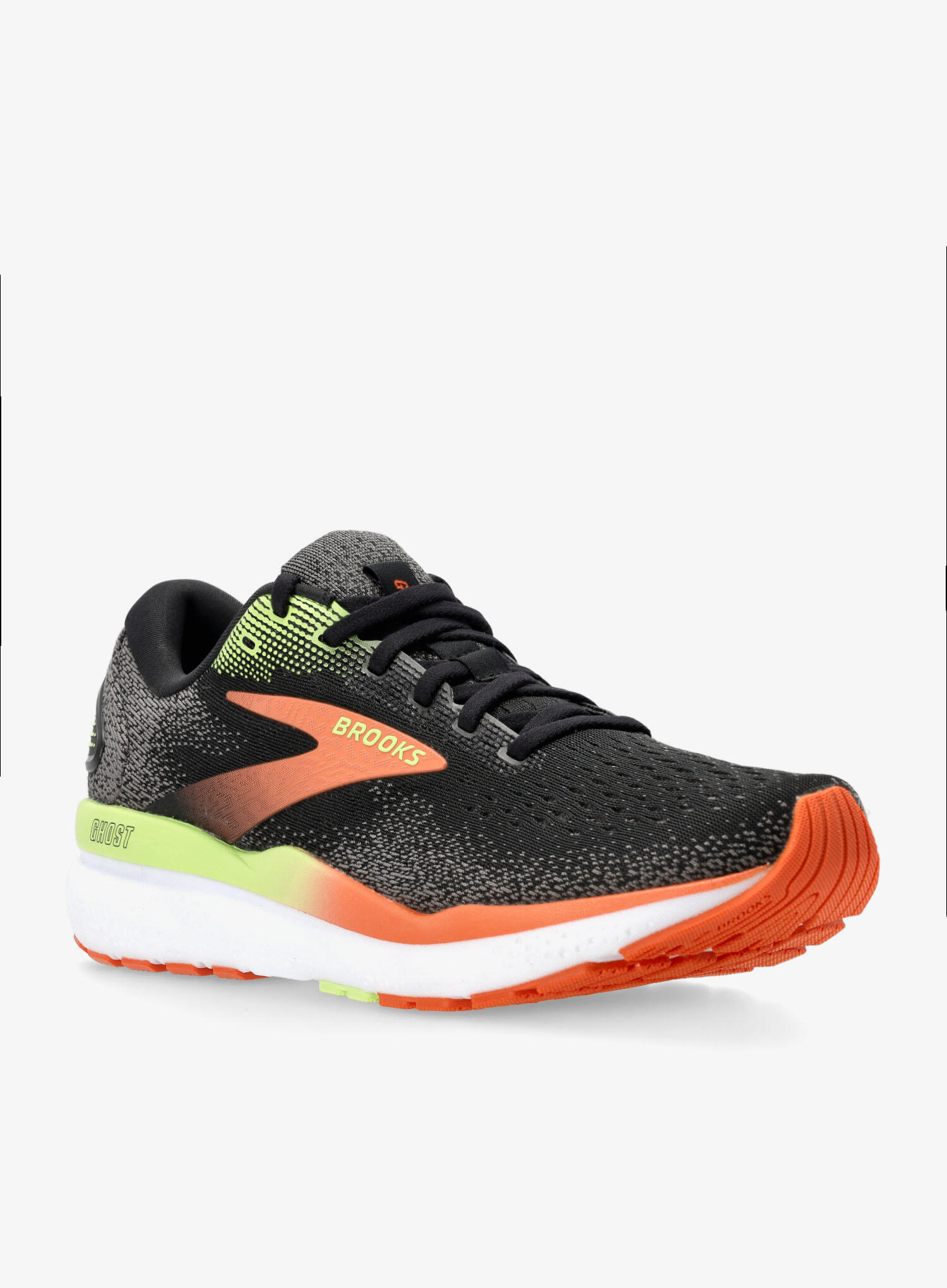 Tênis masculino Brooks Ghost 16 preto. 3/6