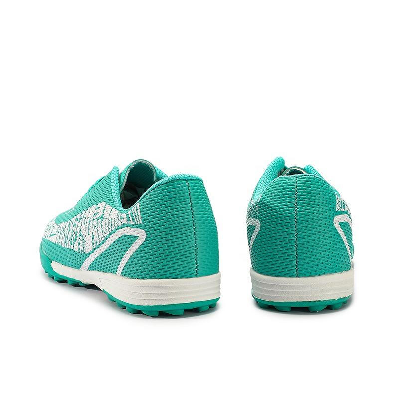Ghete de fotbal copii, MBrands, 7.7  pentru teren sintetic, verde 37