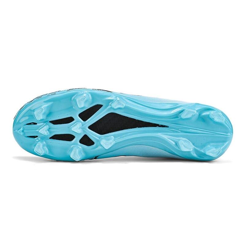 Ghete de fotbal MBrands, 8.1 cu glezna , crampoane, turcoaz 36