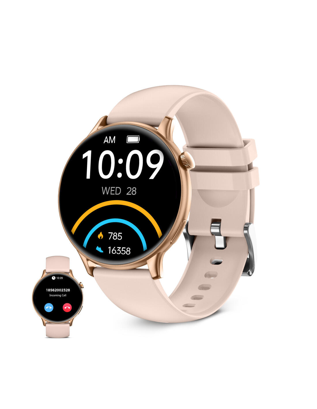 Smartwatch ksix core 2, tela amoled de 1,43”