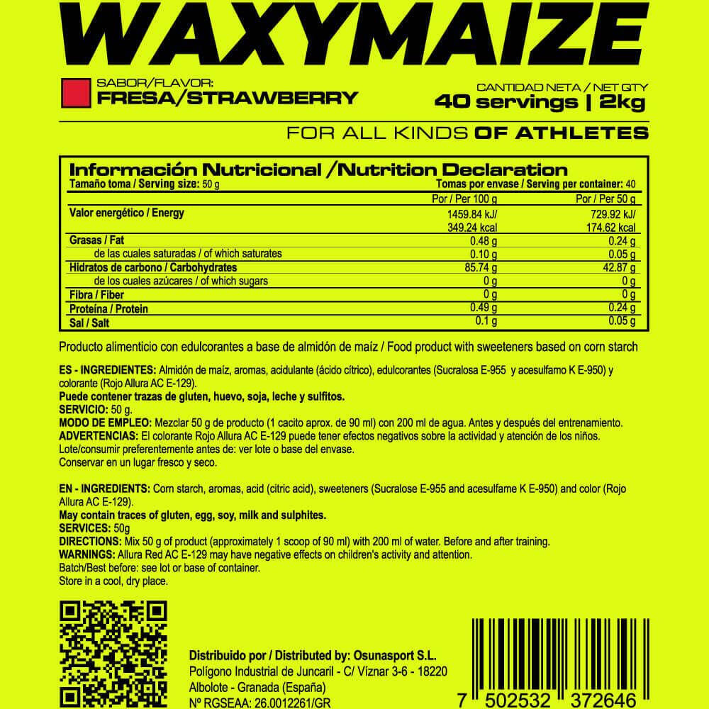 WaxyMaize (Amilopectina) - 2kg Fresa MASMUSCULO 6/6