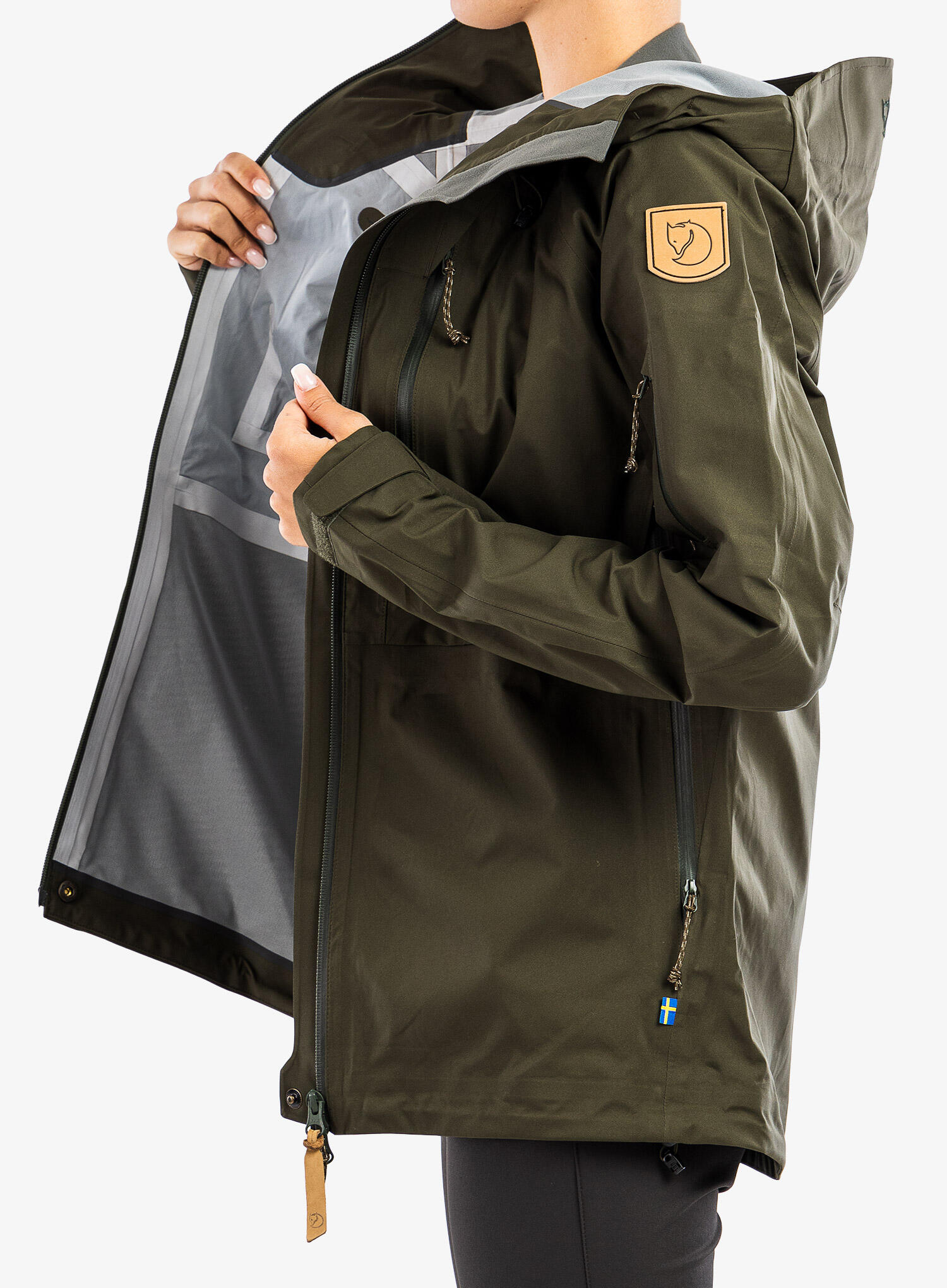 Kurtka damska Fjallraven Keb Eco-Shell Jacket 5/7
