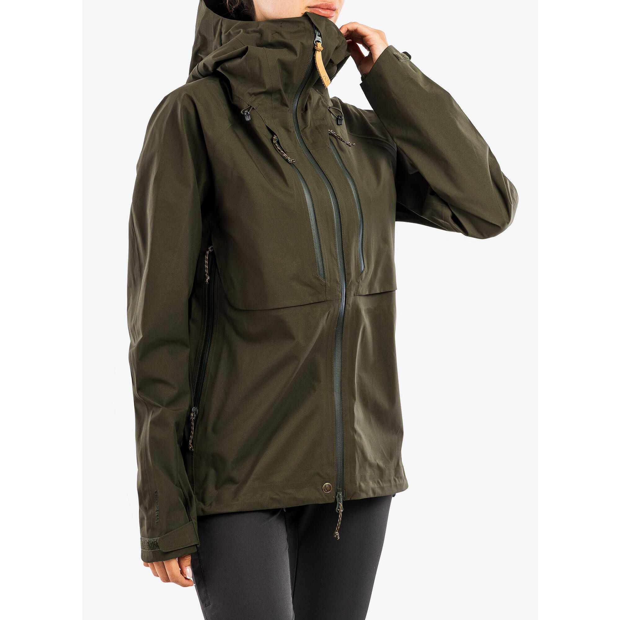Fjallraven - Veste Fjällräven Keb Eco-shell W Imperméable Verte - Blouson - Vert - Decathlon