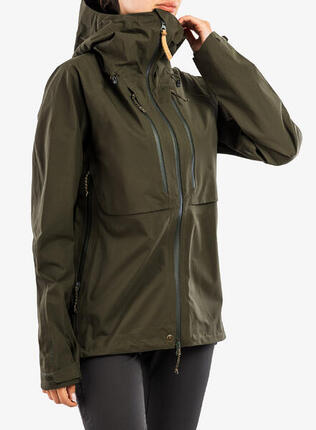 Veste Fjällräven Keb Eco-Shell W imperméable verte