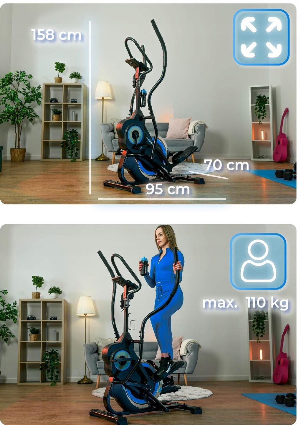 Trainings-Ellipsentrainer Thunder LOOP 110 kg 2/8