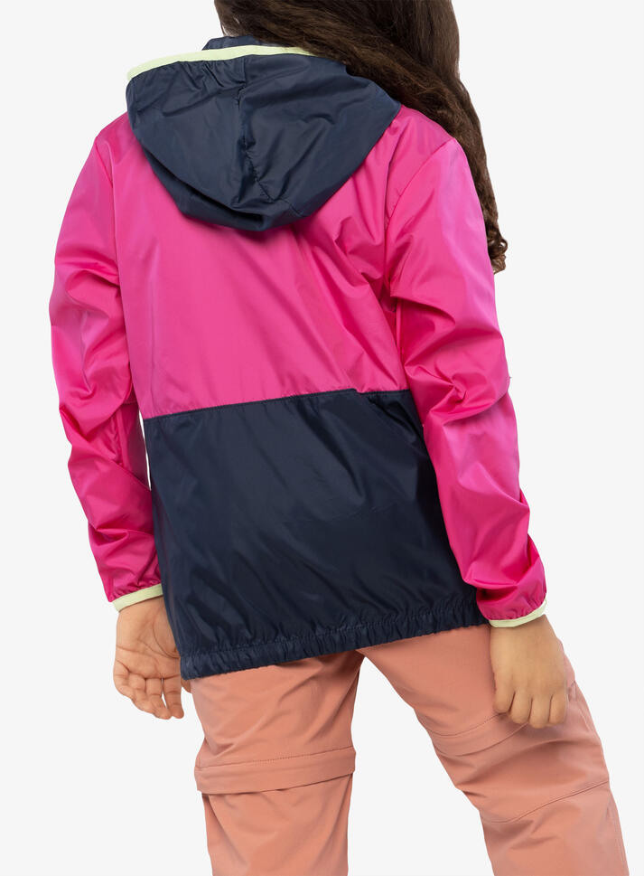 Kurtka przeciwwiatrowa dziewczęca Columbia Back Bowl Hooded Windbreaker