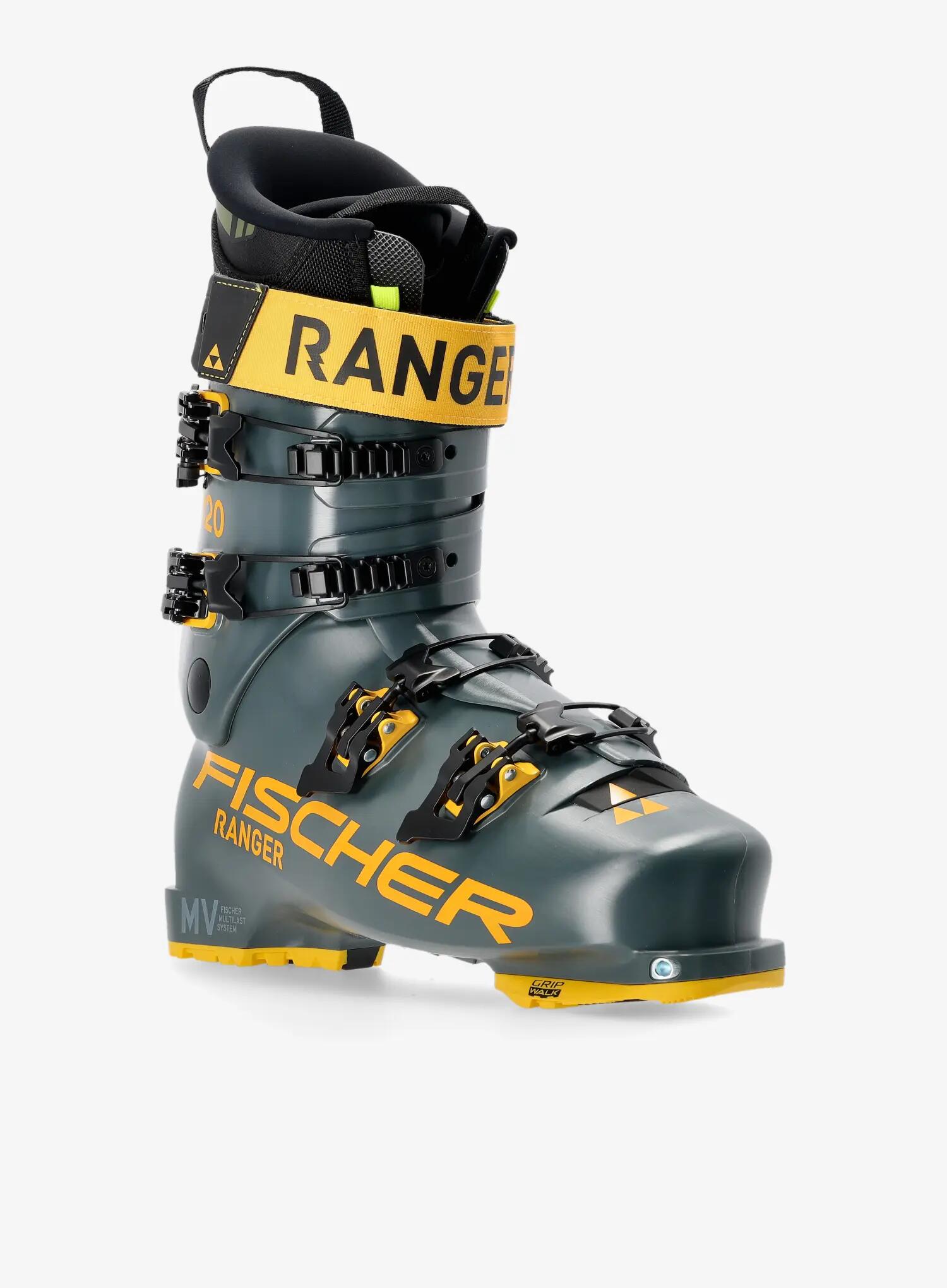 Clapari schi Fischer RANGER 120 GW DYN GREY/GREY 3/6