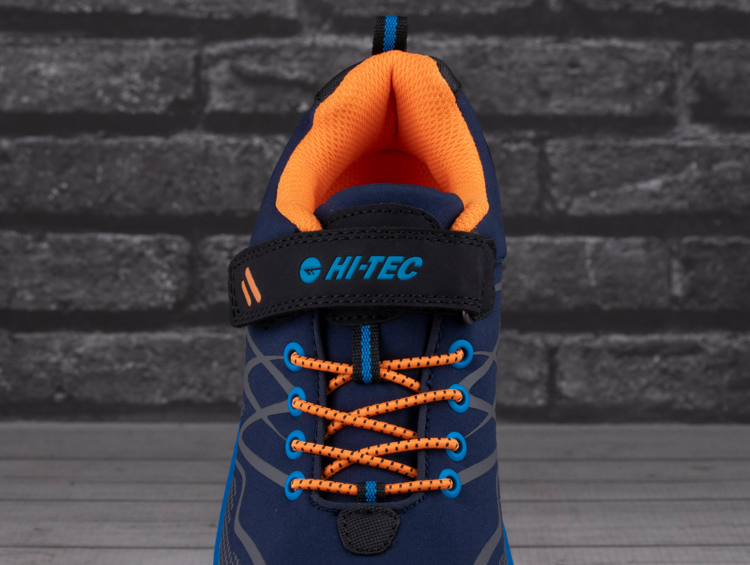 HI-TEC scarponi da trekking Hi-Tec Blackout Low Jr blu/arancione 6/7