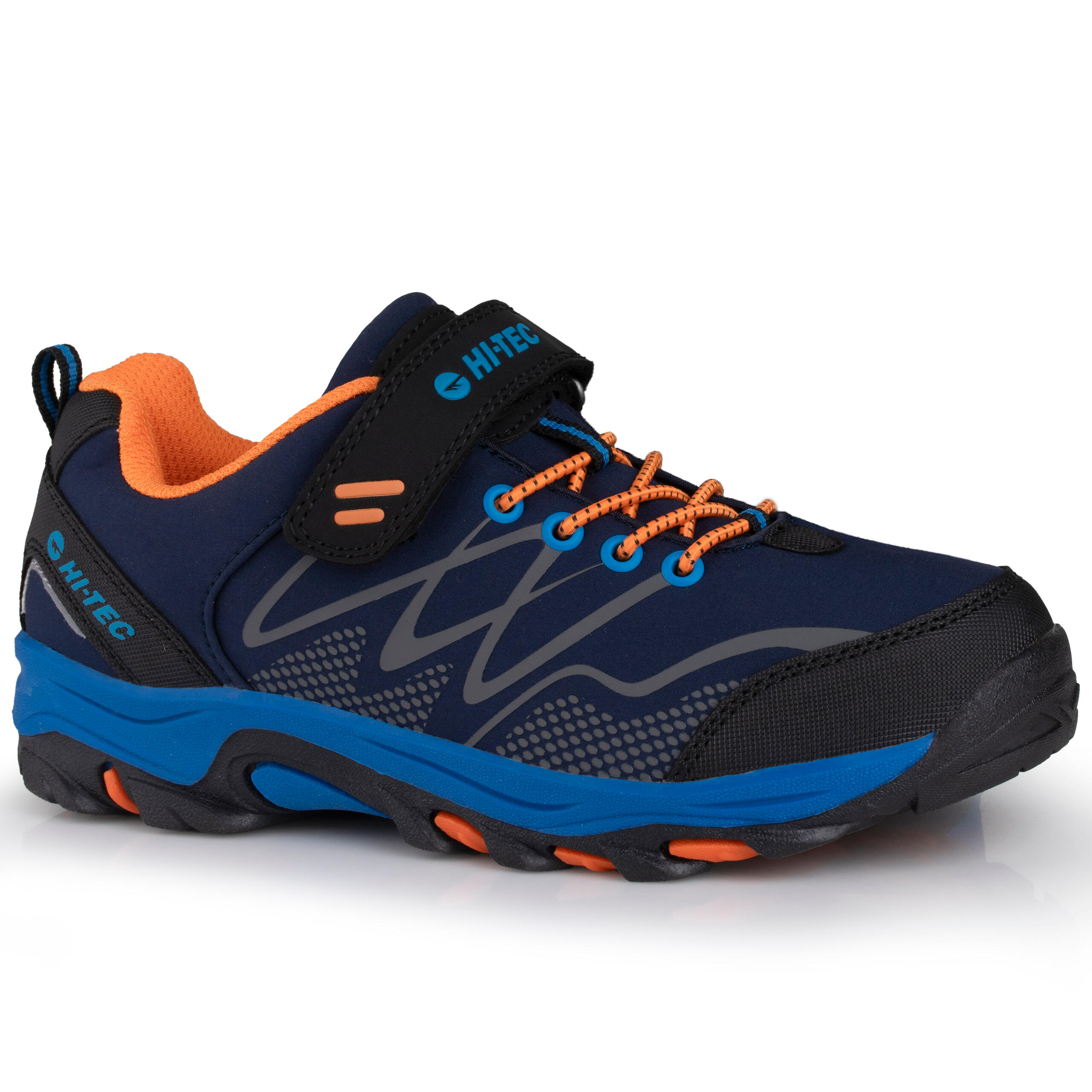 HI-TEC scarponi da trekking Hi-Tec Blackout Low Jr blu/arancione 7/7