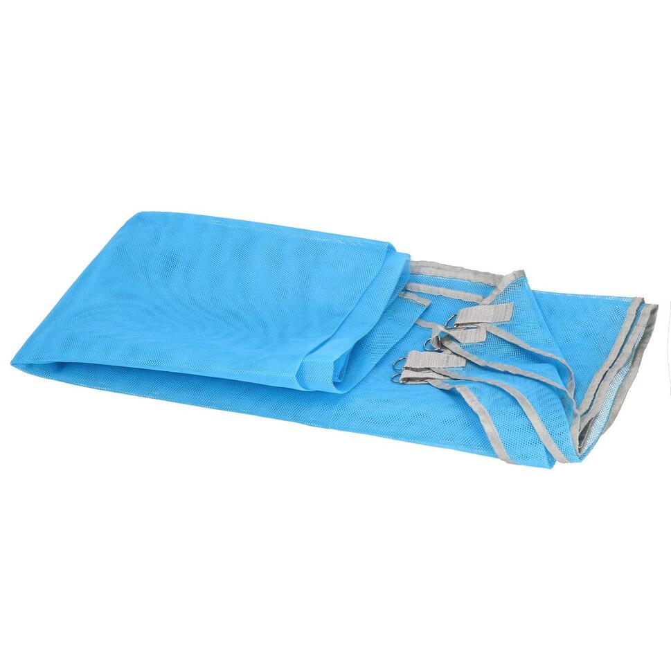 Koc plażowy sand free 200x150 cm mata plażowa dwuwarstwowa niebieska