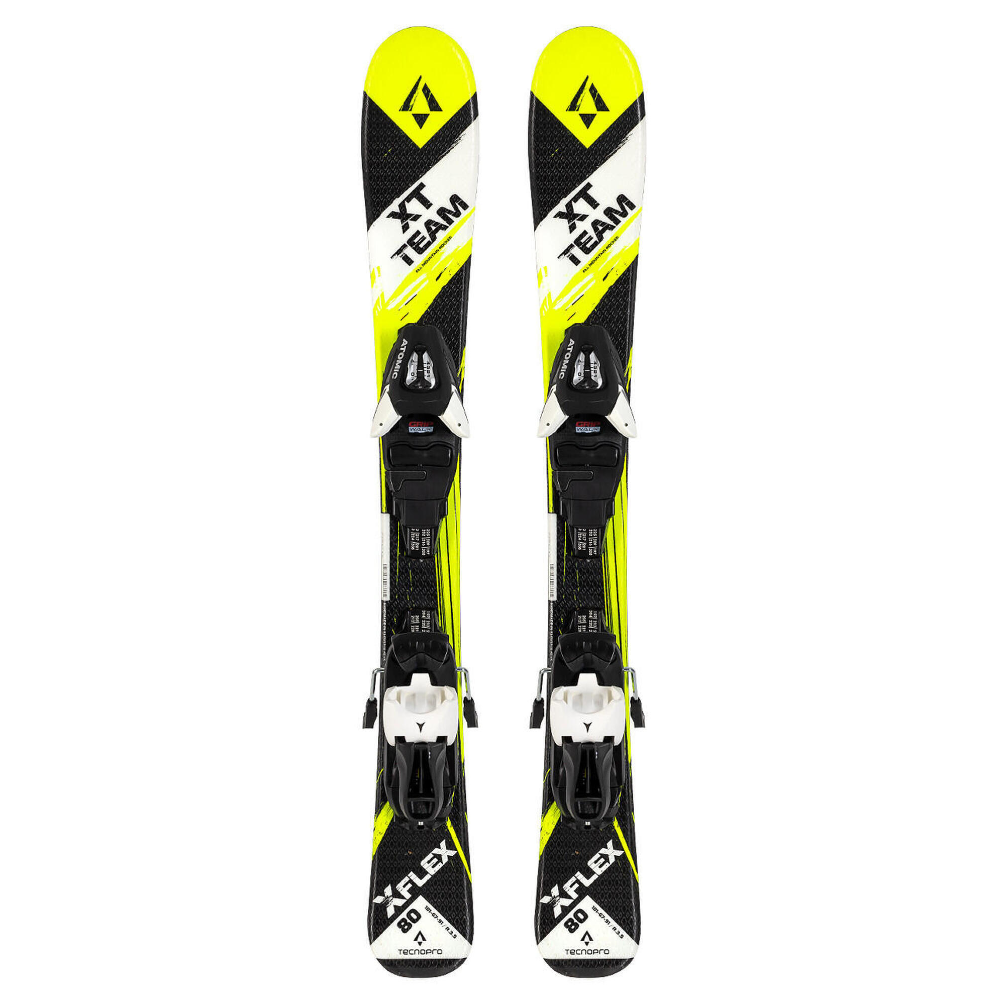 TECNO Dětské lyže TECNOPRO XT TEAM + lyžařské vázání ATOMIC LC 5 s GRIP WALK
