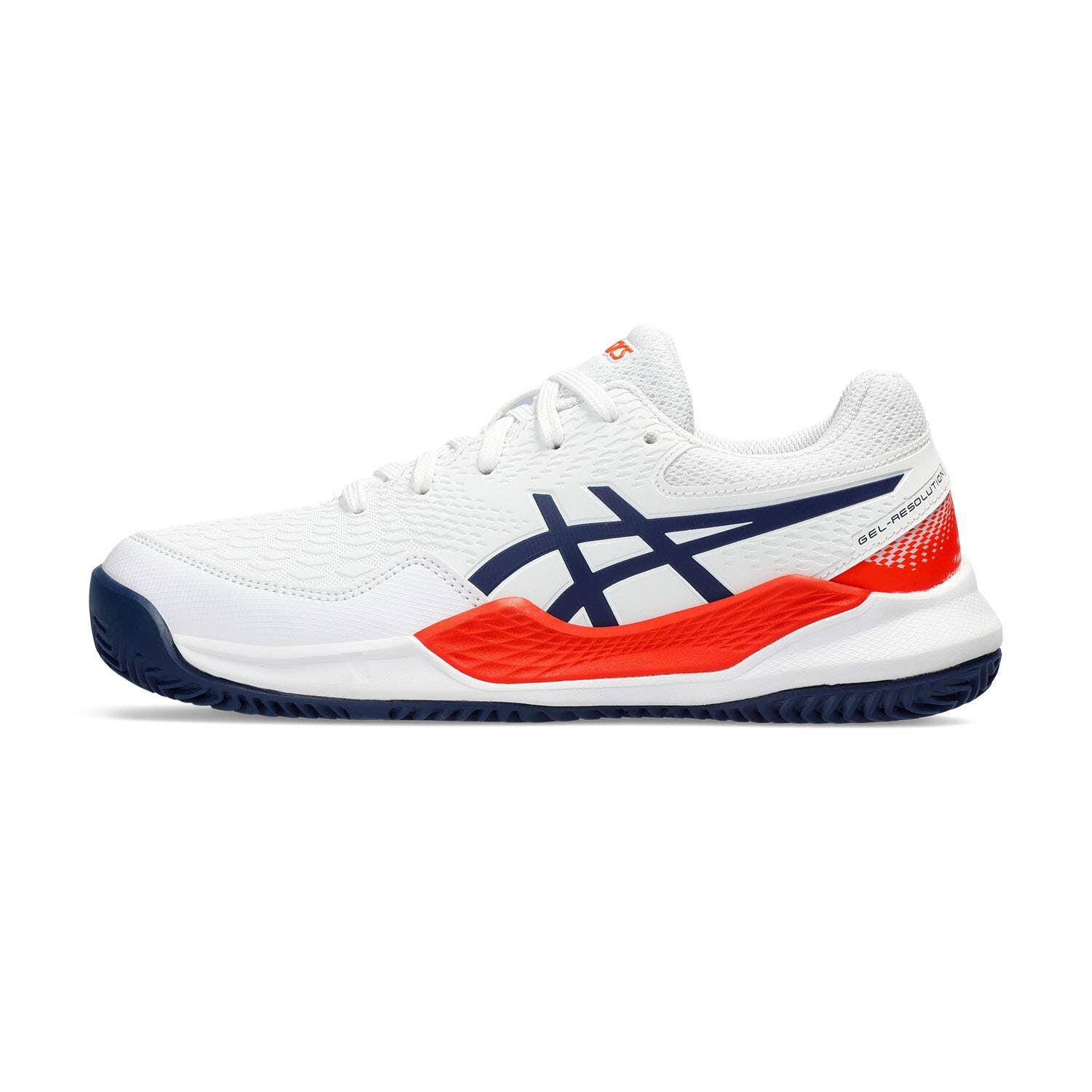 Asics Gel-resolution 9 Gs Clay 1044a068-103 Junior White 2/4