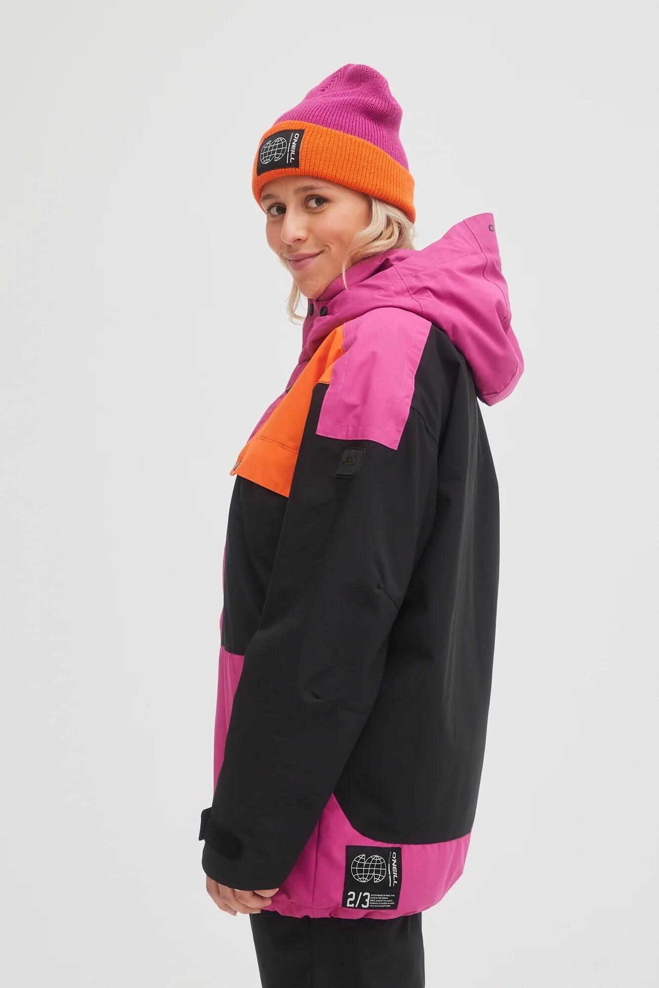 Combinaison de ski O’Neill femme rose et noir 4/7