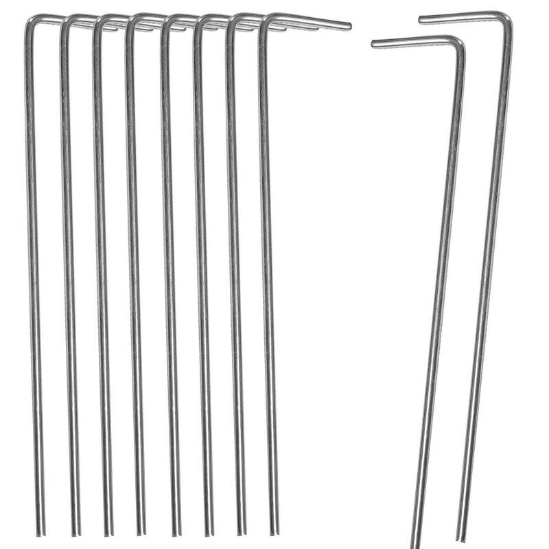 Śledzie do namiotu 10 szt. 17,5 cm stalowe szpilki namiotowe